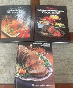 Microwave Cookbooks Lot of 3