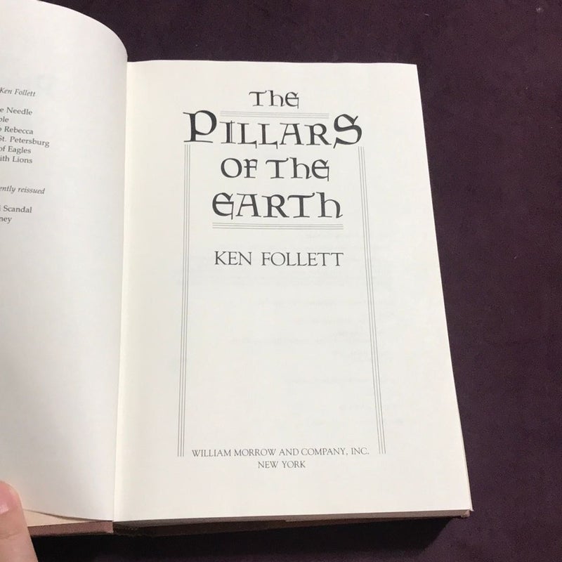 The Pillars of the Earth* 1989 1st ed./1st 