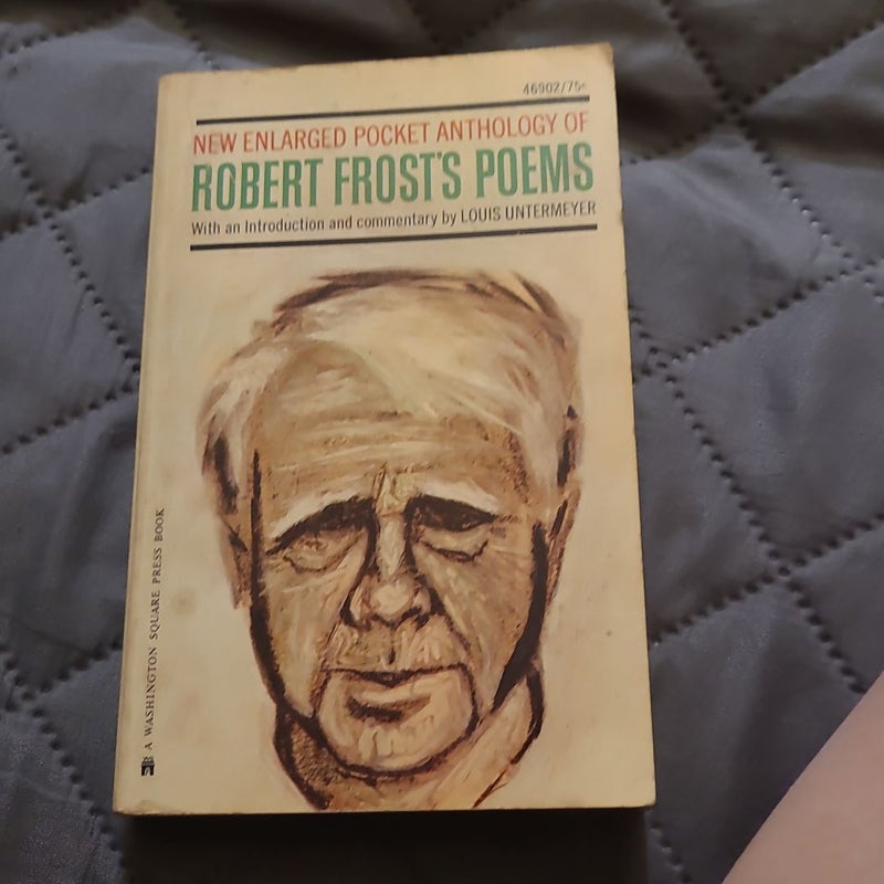 New Enlarged pocket anthology of  robert frosts poems