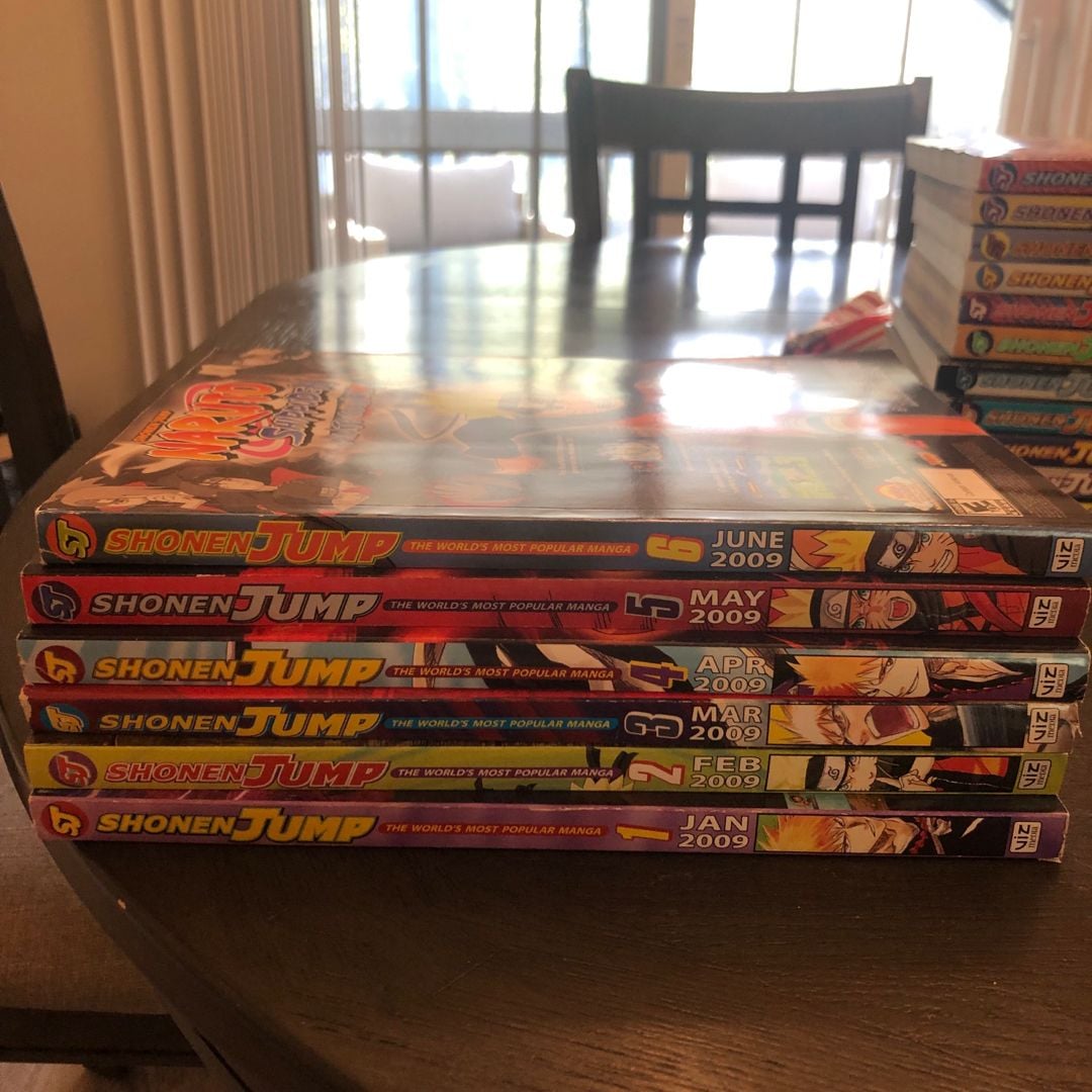 Shonen Jump 2009 Lot #1-6Anime Comic Books Magazines Manga by Manga ...