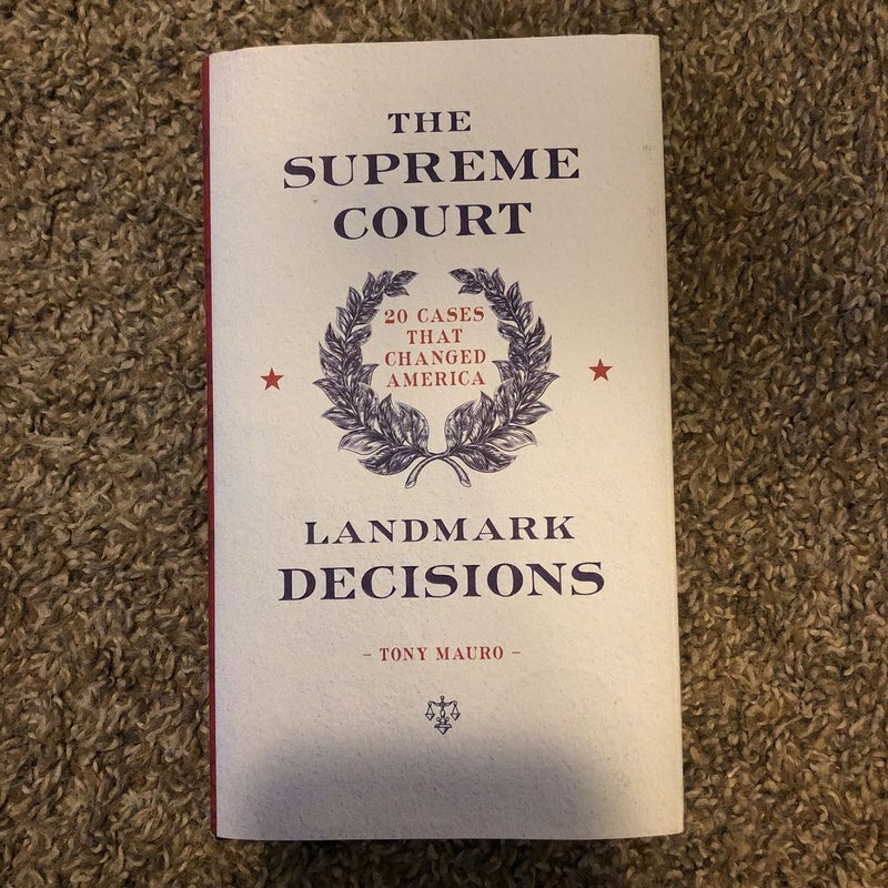 Landmark decisions of the hotsell supreme court