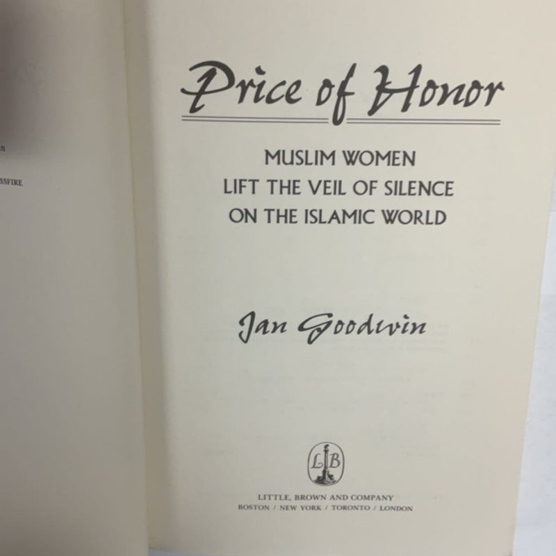 Price of Honor