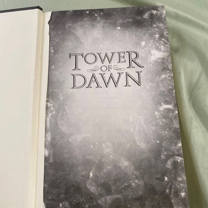OOP Original Throne of Glass Tower of Dawn Hardcover