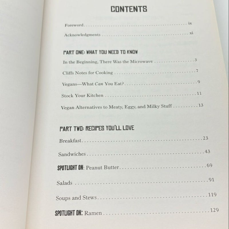 Peta's Vegan College Cookbook