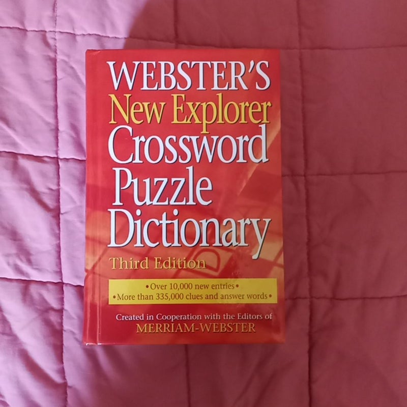 Webster's New Explorer Crossword Puzzle Dictionary, Third Edition