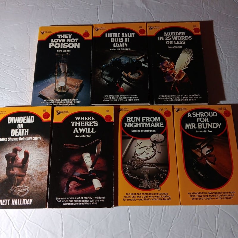 Raven House Mysteries Lot of 7