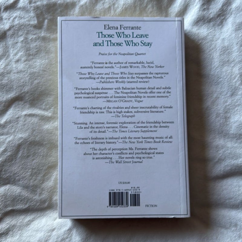 Those Who Leave and Those Who Stay