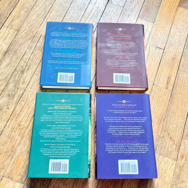 Trials of Apollo books 1-4