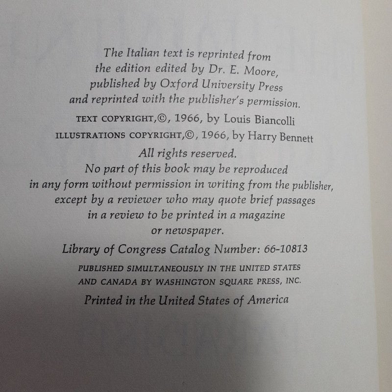 (First Washington Press Edition)The Divine Comedy