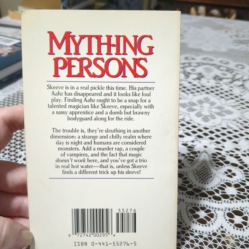 Myth-ing Persons