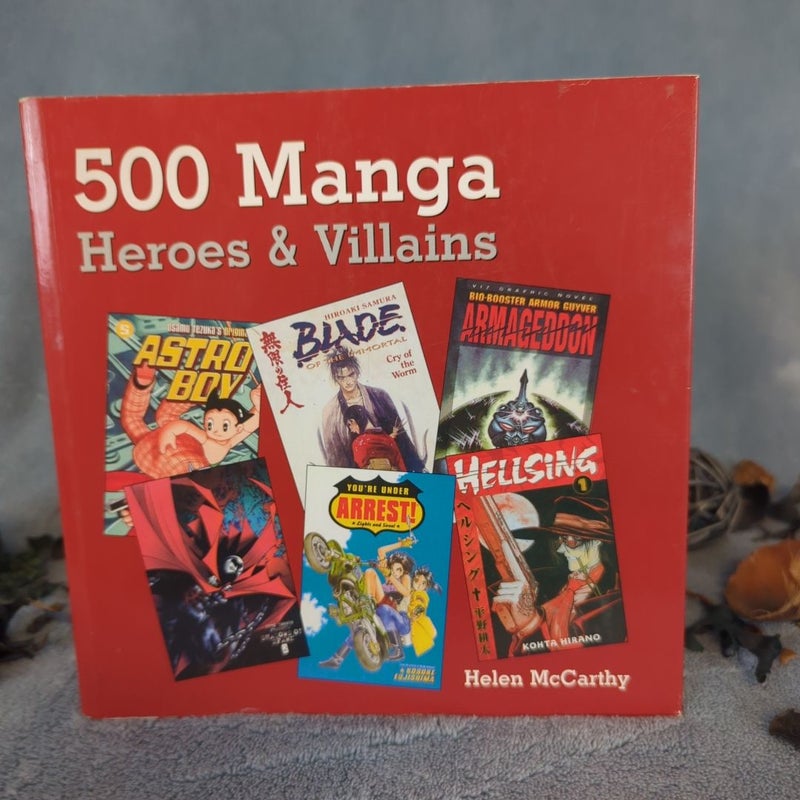 500 Manga Heroes and Villains