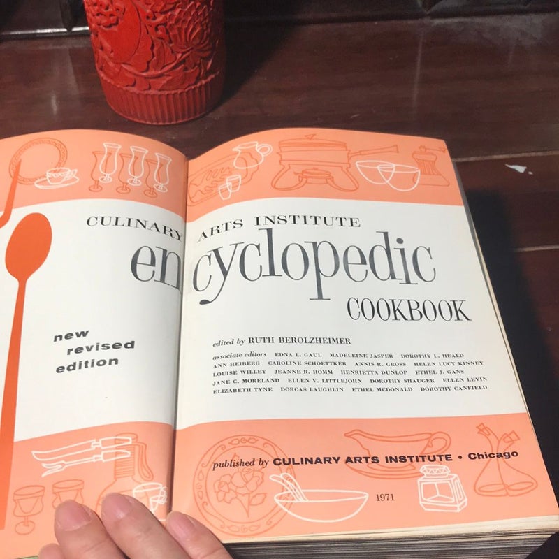 1964 Culinary arts institute encyclopedia cookbook 