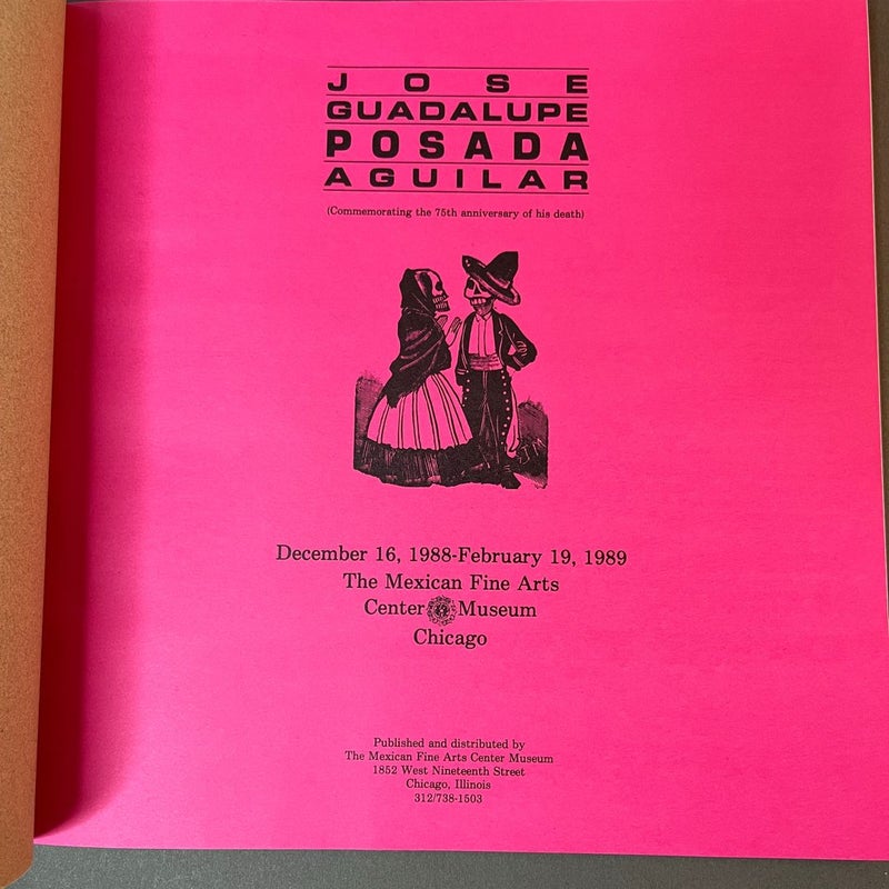 Jose Guadalupe Posada Aguilar Rare Oversized sc Book