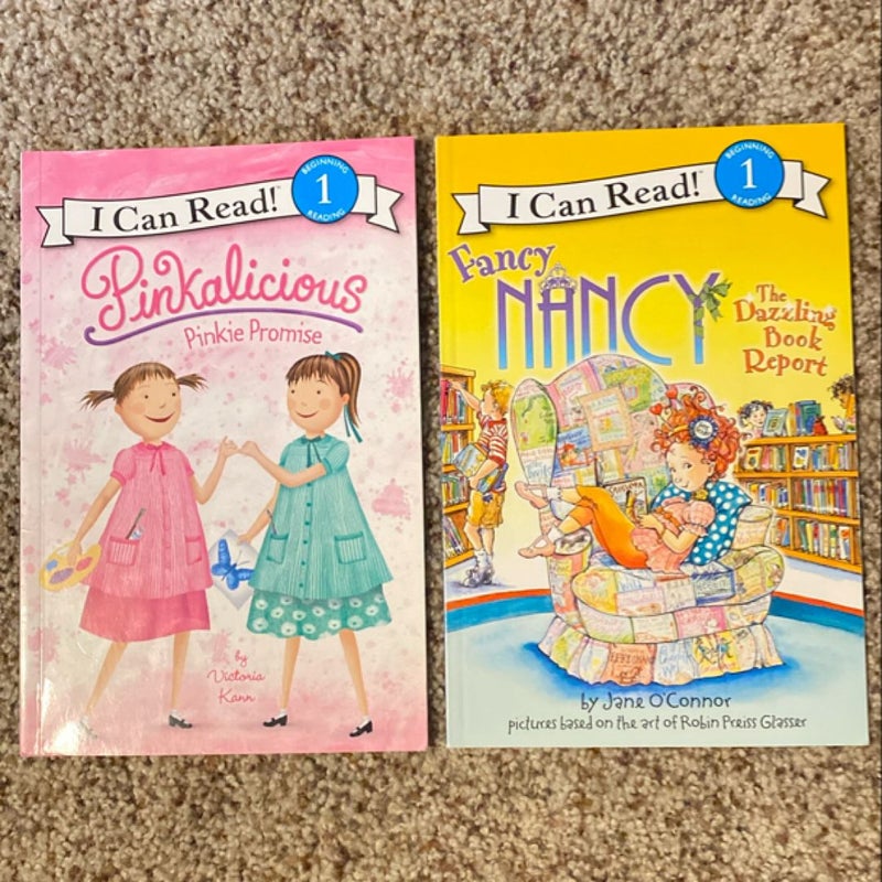 Fancy Nancy: the Dazzling Book Report & Pinkalicious