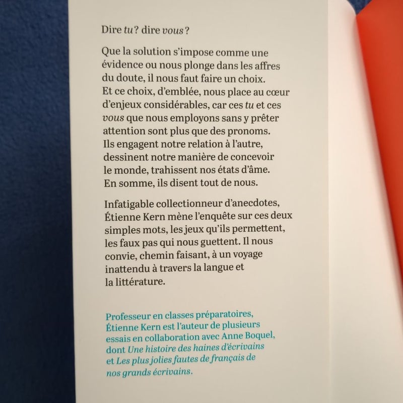 Le tu et le vous