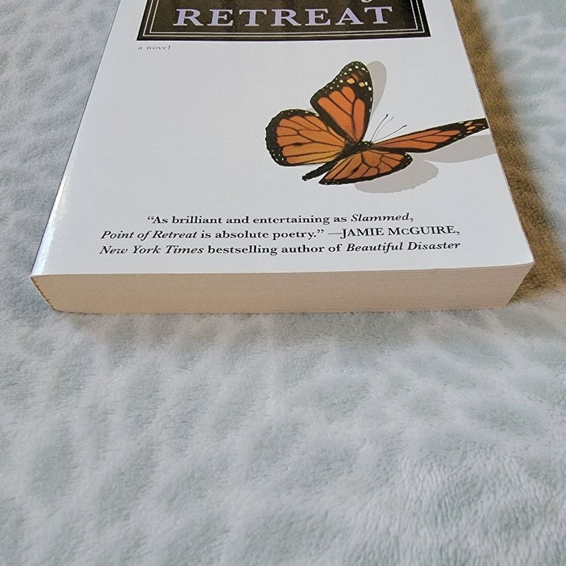 SIGNED Point of Retreat by Colleen Hoover OOP Original Retired Rare Cover Romanc