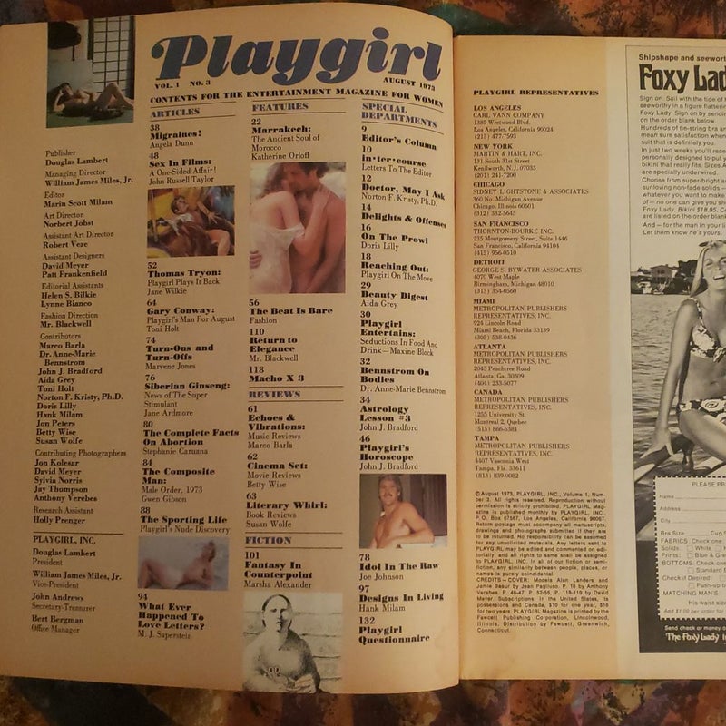 Playgirl Magazine 