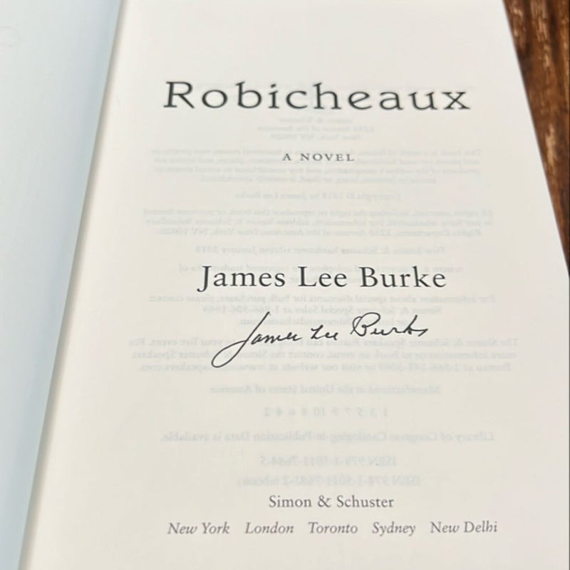 Robicheaux (Signed by author)