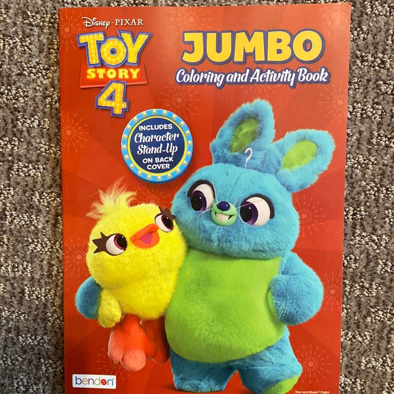 Disney Pixar Jumbo Coloring and Activity Book