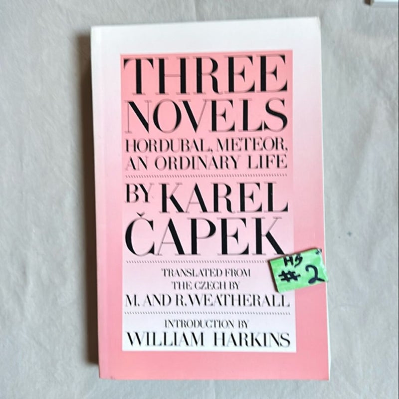 Three Novels