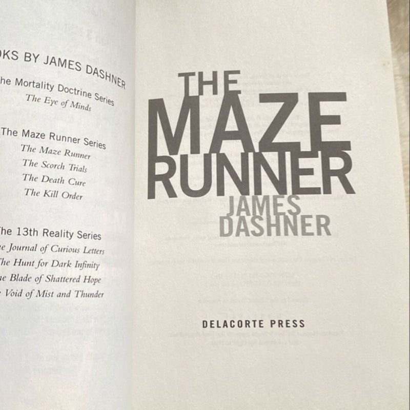 The Maze Runner Movie Tie-In Edition (Maze Runner, Book One)