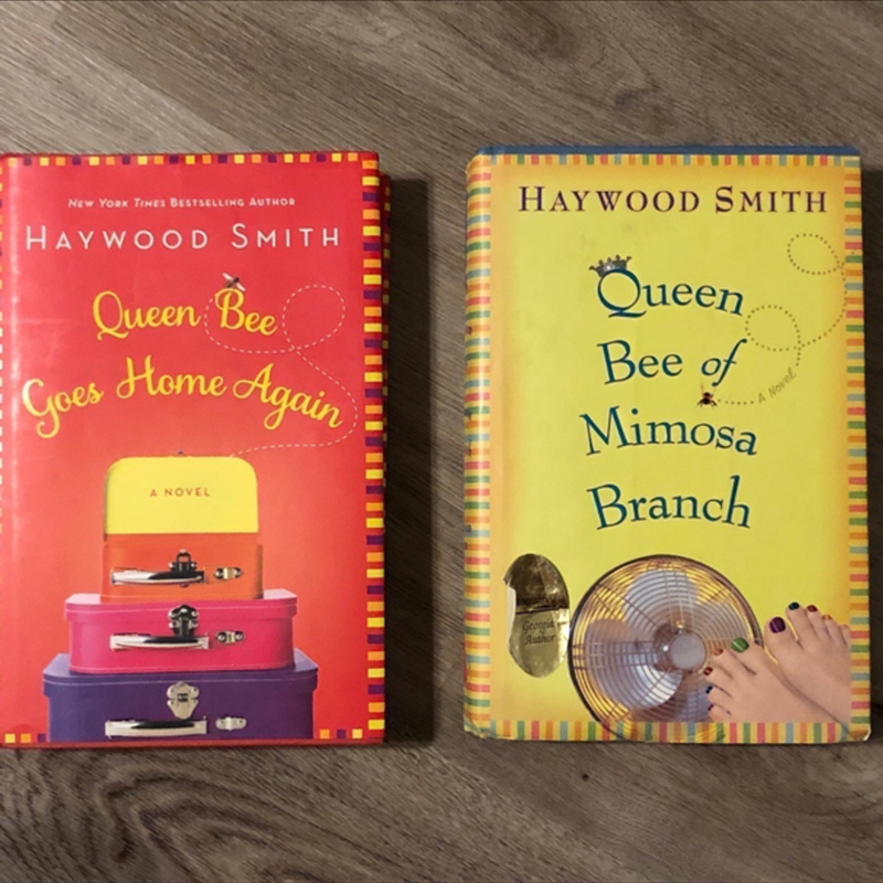 ✨Signed ~ Queen Bee of Mimosa Branch & Queen Bee Goes Home Again Haywood Smith ✨