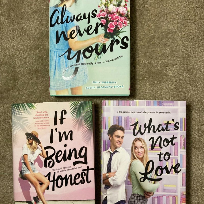 What's Not to Love, If I’m Being Honest, Always Never Yours BUNDLE