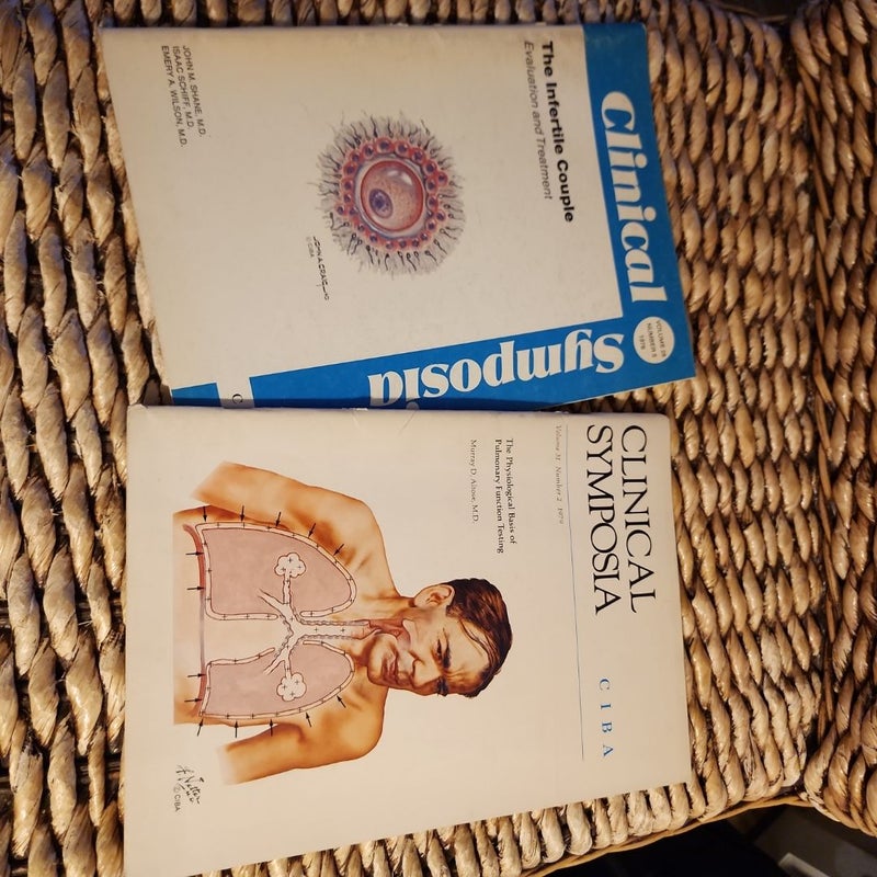 2 book lot: Clinical Symposia