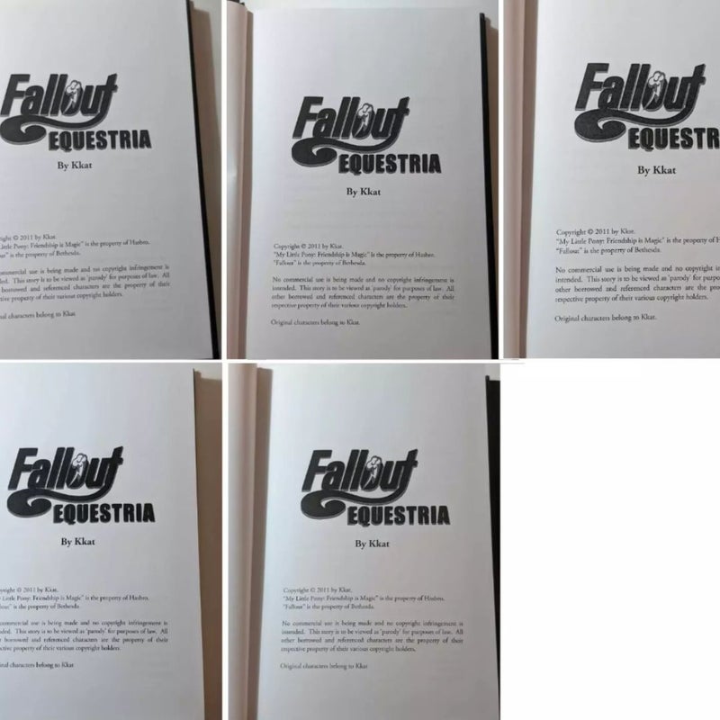 Fallout Equestria volumes 1-5