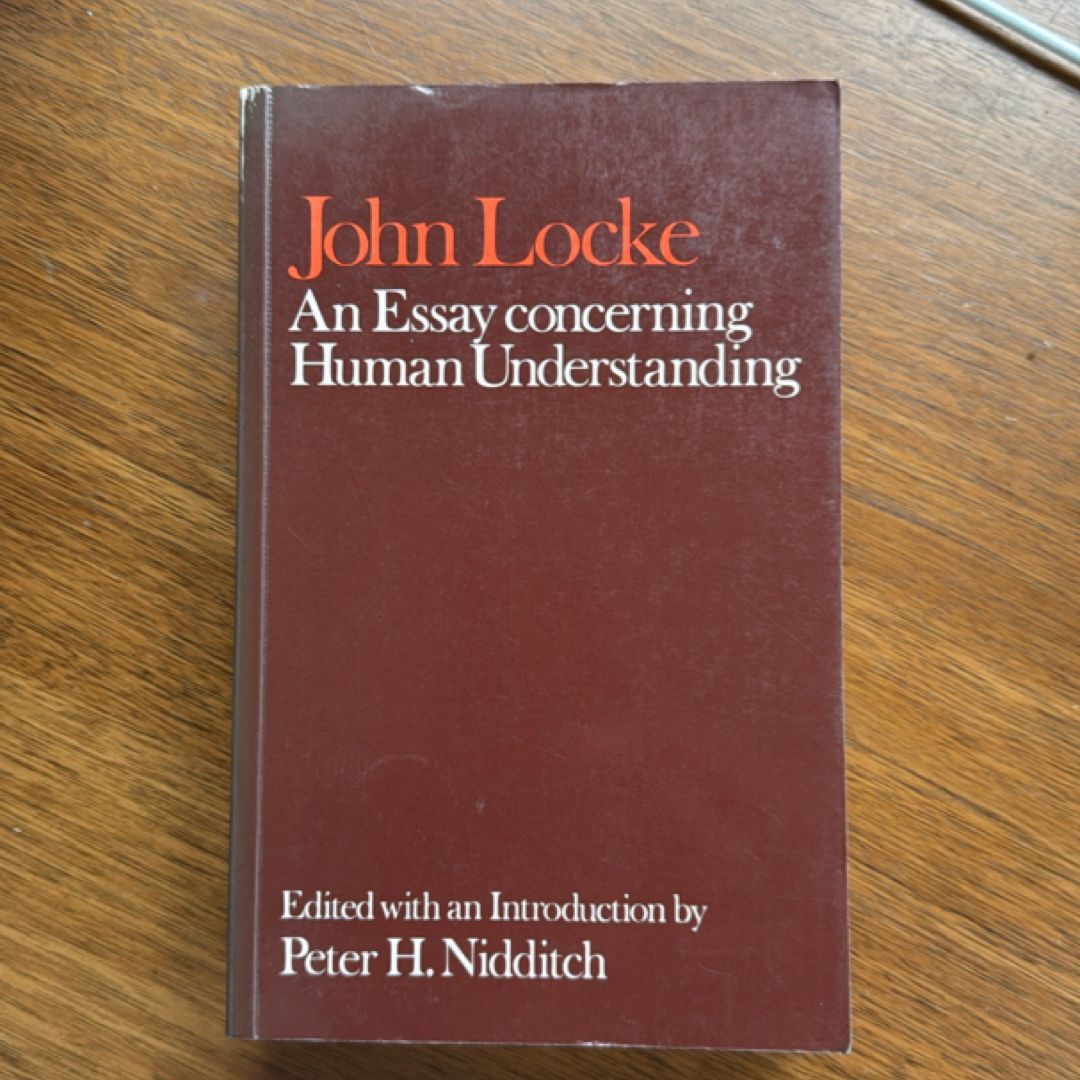 An Essay Concerning Human Understanding