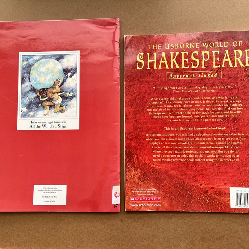 Set Two Usborne Scholastic Books Shakespeare Theater