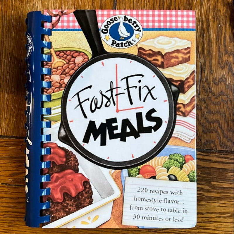 Fast-Fix Meals Cookbook