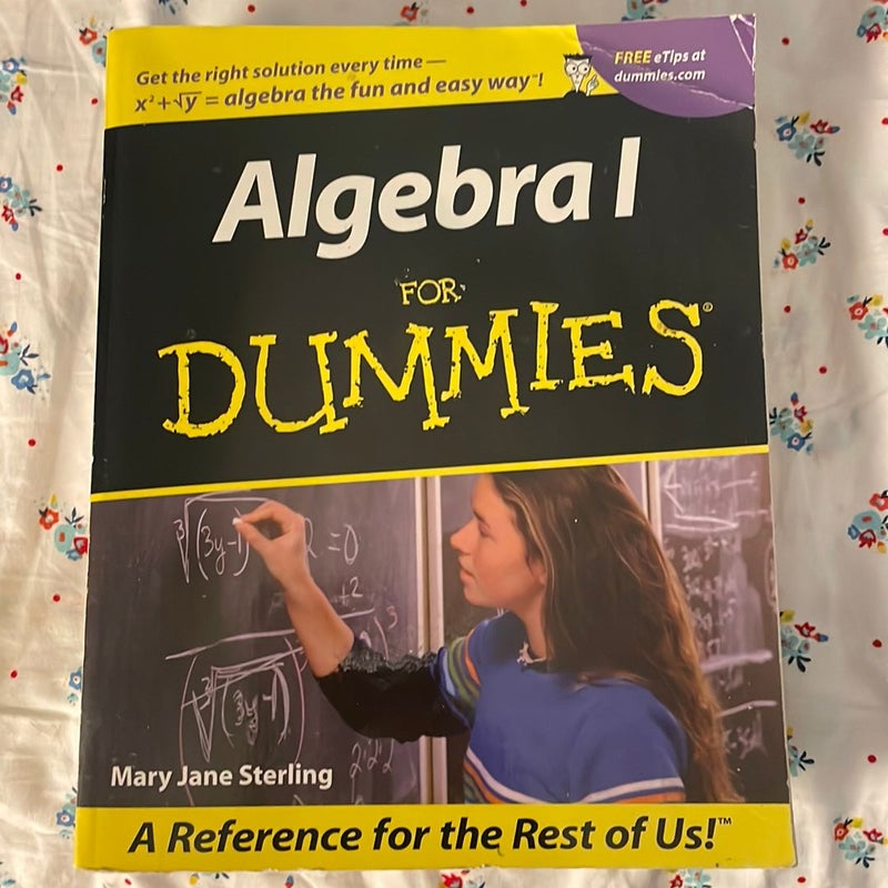 Algebra I for Dummies