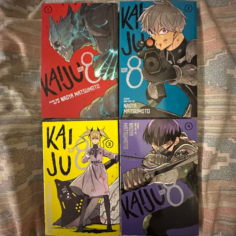 Kaiju No. 8 Manga volumes 1-4