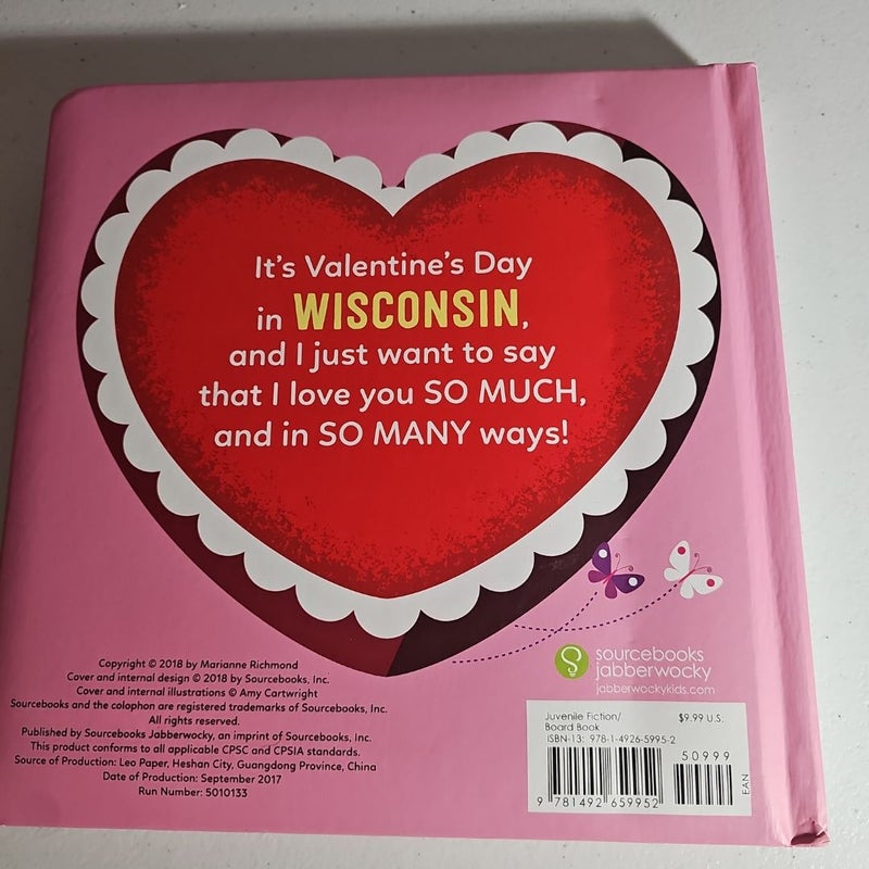 I love my Wisconsin Valentine