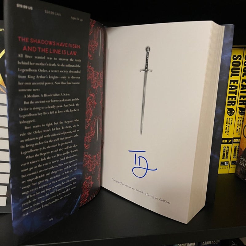 Owlcrate signed special edition Bloodmarked 