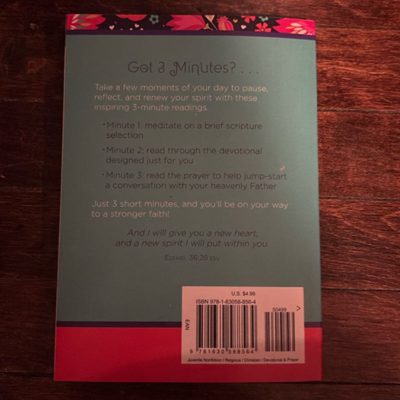 3-Minute Devotions for Teen Girls