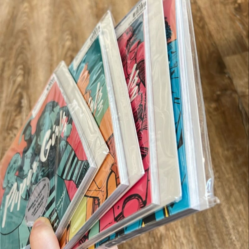 Paper Girls volumes 1-4