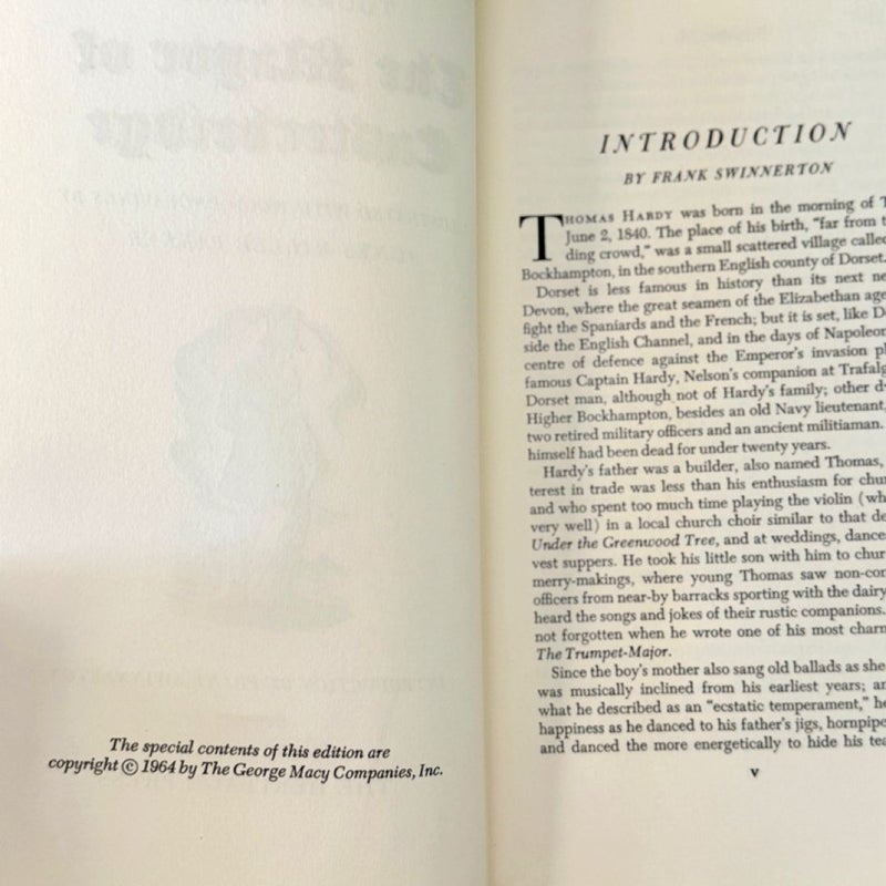 OUT OF PRINT Thomas Hardy Set | Vintage Collector’s Editions by The Heritage Press | Jude the Obscure, The Mayor of Casterbridge