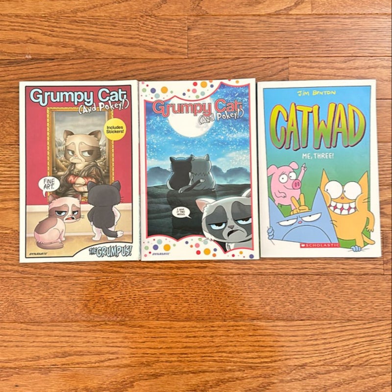 Grumpy cat and Pokey! Plus catwad