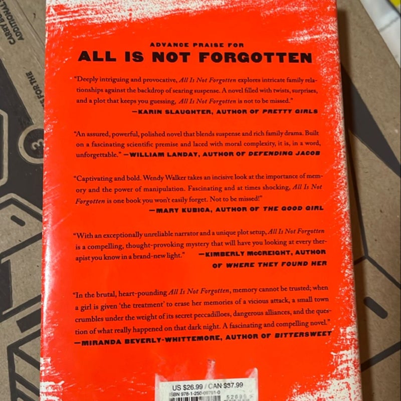 All Is Not Forgotten