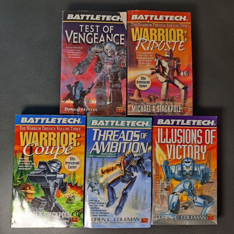 Battletech book bundle 