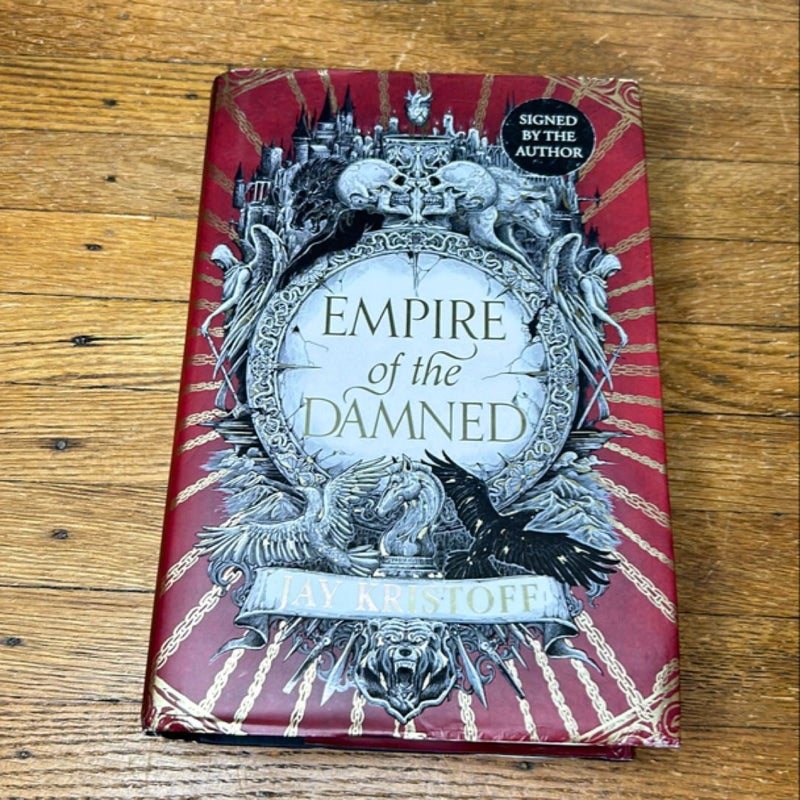 Empire of the Damned - UK signed edition *damaged*