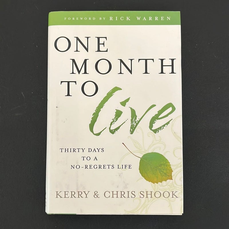 One Month to Live