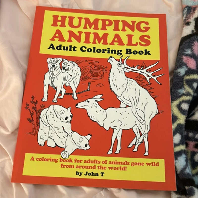 Humping Animals Adult Coloring Book