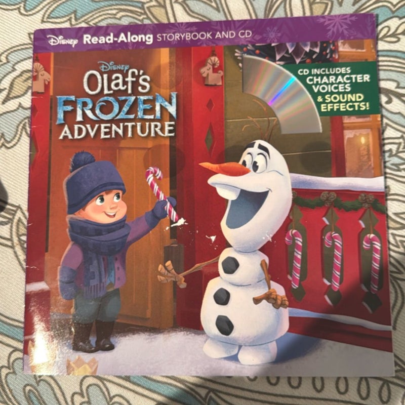 Olaf's Frozen Adventure Read-Along Storybook and CD