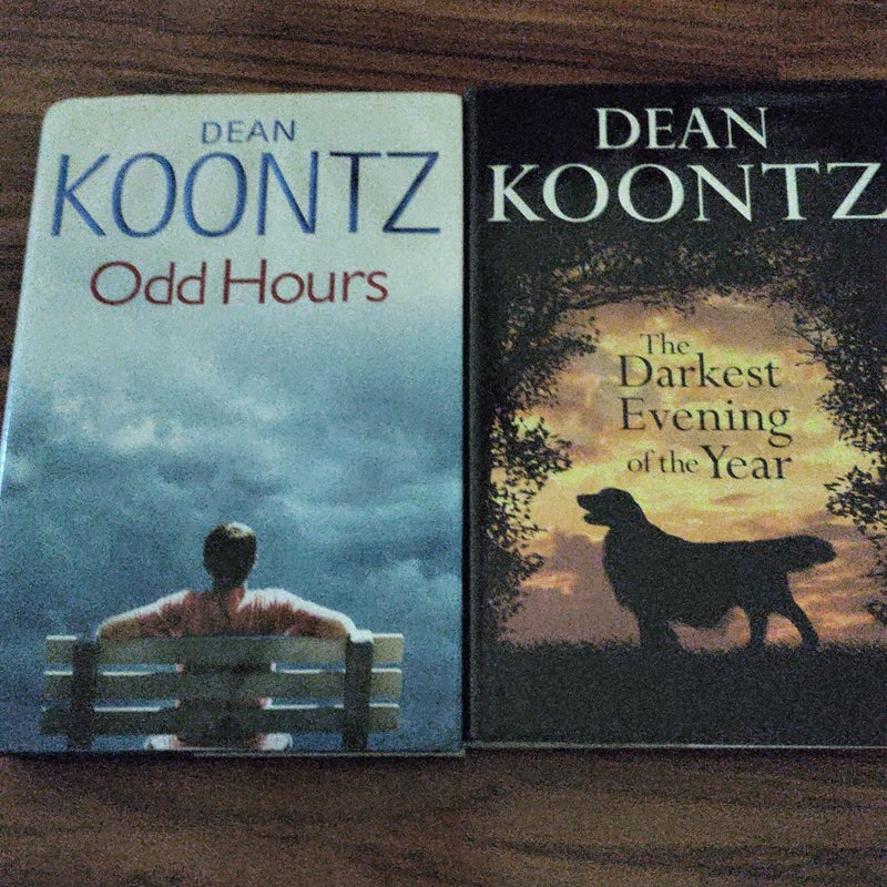 Set of 2 Dean Koonz novels 