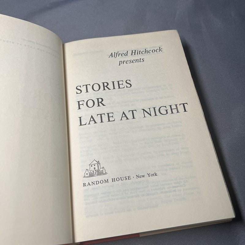 Alfred Hitchcock Presents Stories for Late at Night