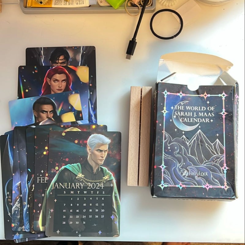 The World of Sarah J Maas Fairyloot Collectible Calendar