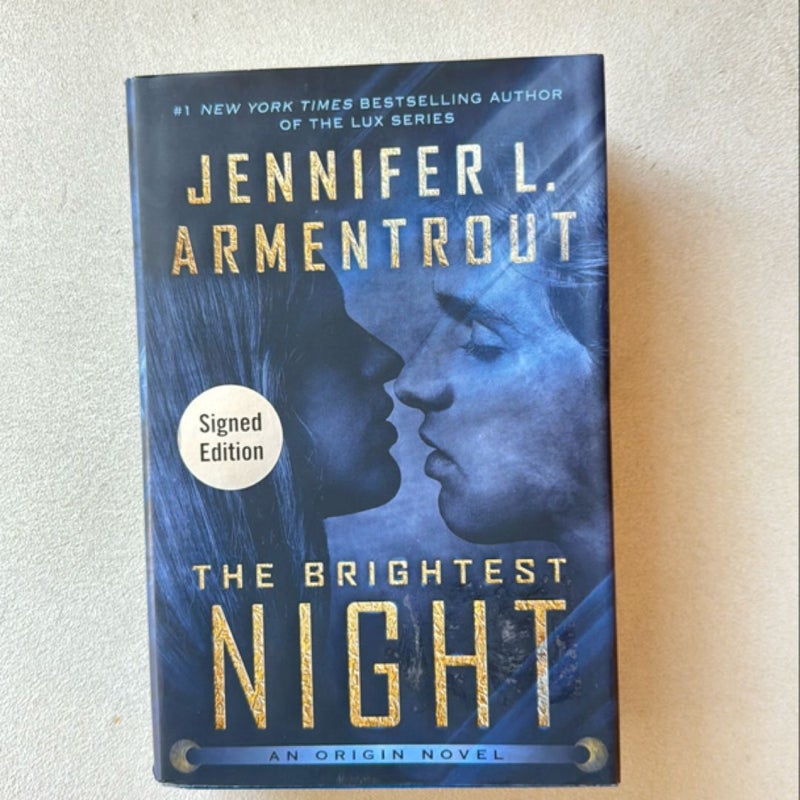 The Brightest Night Hand Signed first edition